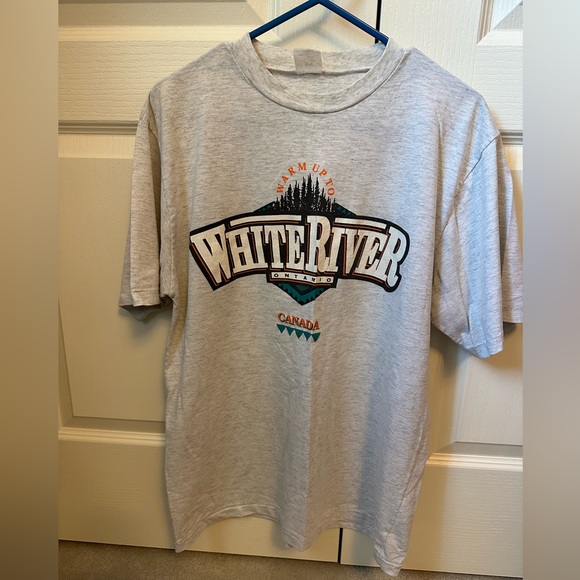 Retro WHITE RIVER Tee Shirt - Picture 1 of 1